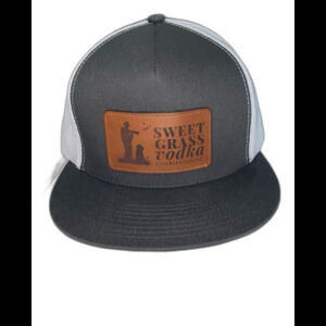 Sweet Grass Cap Hat Unisex Snapback Gray Vodka Charleston SC Truckers Cap